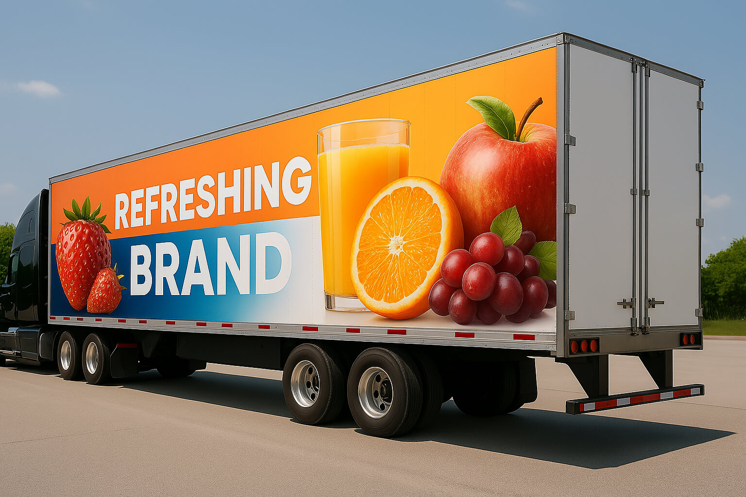 vinyl wrap trailer food graphics